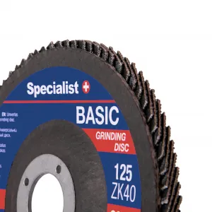 Disc lamelar frontal Basic pentru metal, 125mm