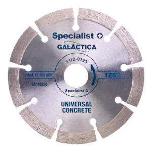 Disc diamantat Galactica pentru beton, 125mm