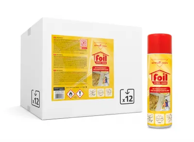 Spray adeziv pentru folii bariera de vapori