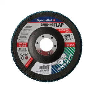 Disc lamelar frontal Premium pentru metal, 125mm