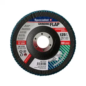Disc lamelar frontal Premium pentru metal, 125mm