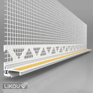Profil PVC cu plasa ADAPT-2D pentru ferstre si usi, 2.6m/buc