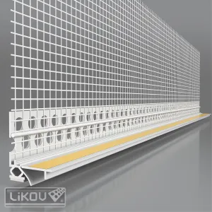 Profil PVC cu plasa FLEX-2D pentru ferstre si usi, 2.6m/buc