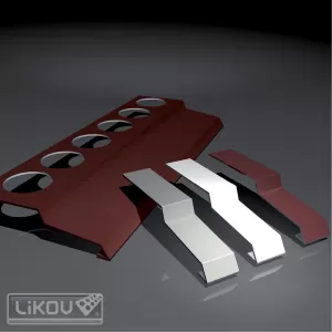 Profil balcon din aluminiu, 2m/buc