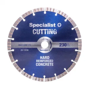 Disc diamantat Premium pentru fier beton, 230mm