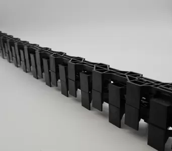 Distantier linear fier beton