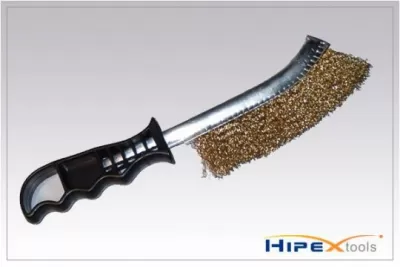 Perie de sarma, maner PVC - 255mm