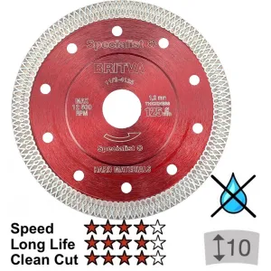 Disc diamantat Britva pentru marmura, 125mm