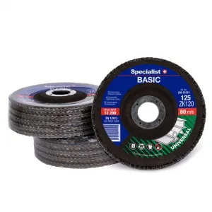 Disc lamelar frontal Basic pentru metal, 125mm