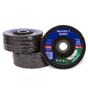 Disc lamelar frontal Basic pentru metal, 125mm