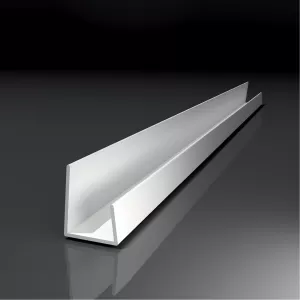 Profil 'J' PVC, 12.5mm; 2.5m/buc