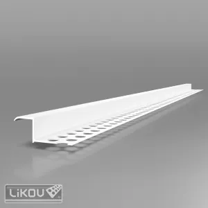 Profil PVC pentru rost perimetral, 2.5m/buc