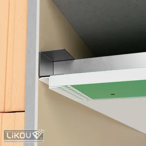 Profil PVC pentru rost perimetral, 2.5m/buc