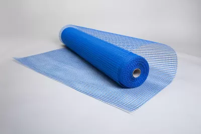 Plasa fibra de sticla albastra pentru tencuieli,110gr/mp