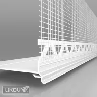 Profil PVC cu plasa su picurator ascuns pentru sistem soclu, 2m/buc-LW206_1.jpg