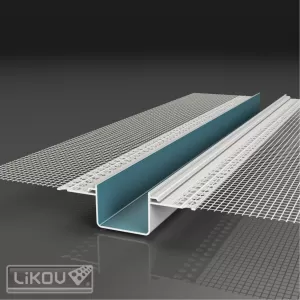 Profil decorativ cu plasa pentru izolatii, 2.5m/buc