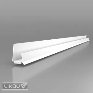 Profil 'J' PVC autoadeziva cu lamela, 12.5mm; 2.5m/buc