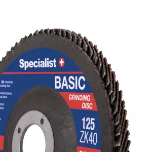 Disc lamelar frontal Basic pentru metal, 125mm