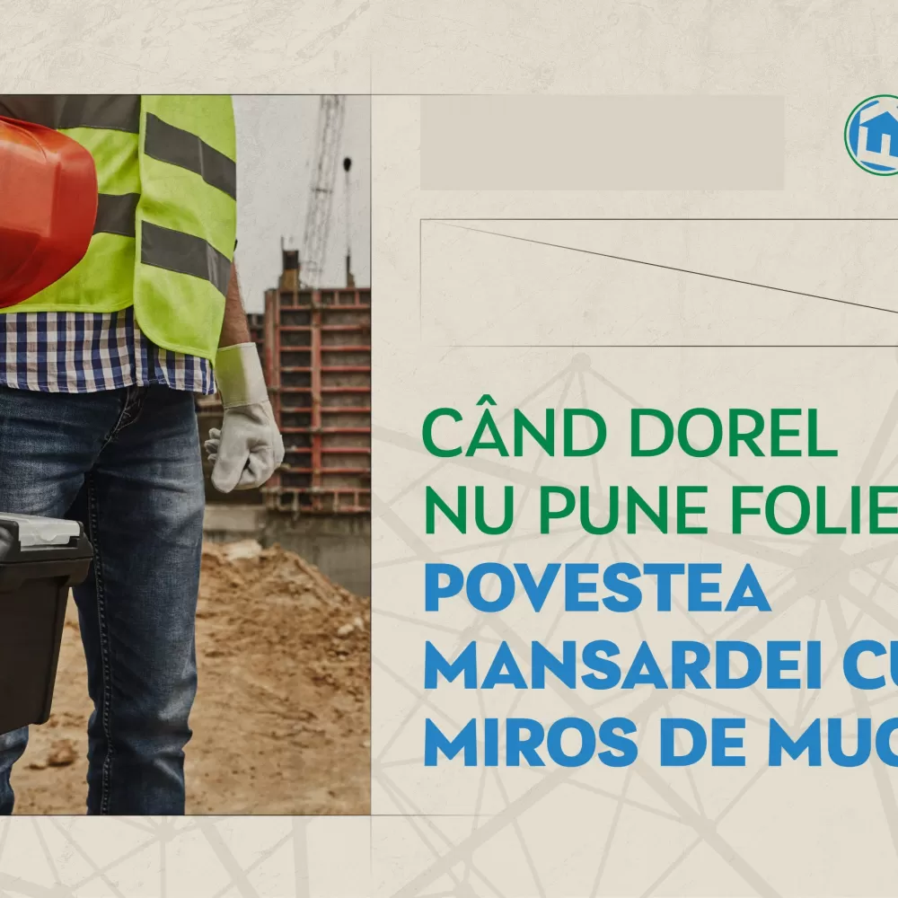 Când Dorel nu pune folie: Povestea mansardei cu miros de mucegai