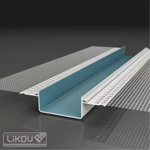 Profil decorativ cu plasa pentru izolatii, 2.5m/buc