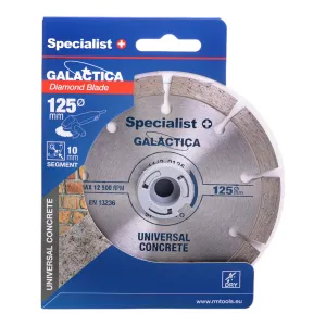 Disc diamantat Galactica pentru beton, 125mm