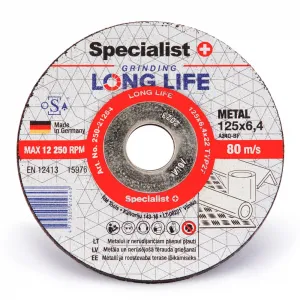 Disc de slefuit pentru metal, 125mm