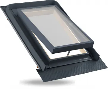 Luminator acoperis cu geam dublu strat Vista Duo, 45x73cm - Antracit