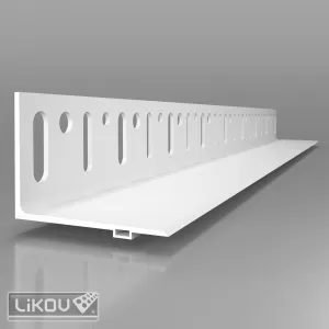 Profil PVC ancorare sistem soclu, 2m/buc